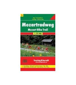 La Ruta de Mozart en bicicleta||Mapas y altimetrías|9783707904994|Libros de Ruta