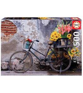 Puzzle 500 piezas. Bicicleta con flores Puzzles/Juegos de mesa 8412668179882