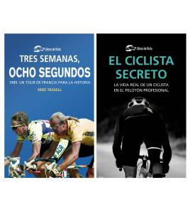 Pack promocional "El ciclista secreto" + "Tres semanas, ocho segundos"|Libros de Ruta|Packs en promoción||Libros de Ruta