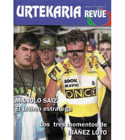 Urtekaria Revue, num. 6. Manolo Saiz, el último estratega. Los tres momentos de Ibáñez Loyo Revistas Revue6 Javier Bodegas