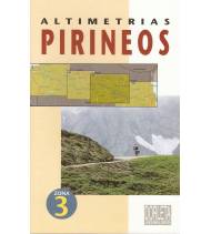 Altimetrías Pirineos Zona 3|Jacques Roux|Mapas y altimetrías|9788487812333|Libros de Ruta