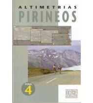 Altimetrías Pirineos Zona 4|Jacques Roux|Mapas y altimetrías|9788487812415|Libros de Ruta