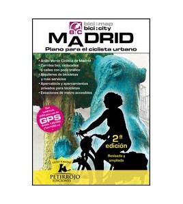 Madrid, plano para el ciclista urbano|Bernard Datcharry, Valeria H. Mardones|Mapas y altimetrías|9788494095214|Libros de Ruta