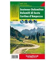 WKS 10 Sextener Dolomitas-Cortina d'Ampezzo 1:50.000 Viajes: Rutas, mapas, altimetrías y crónicas. 978-3-85084-745-2