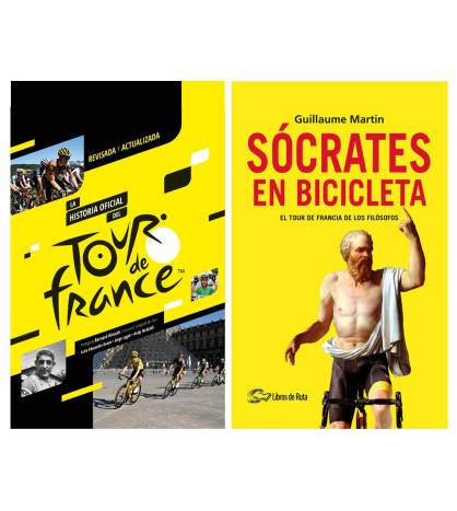Pack promocional Sócrates en bicicleta + La historia oficial del Tour de Francia||Packs en promoción||Libros de Ruta